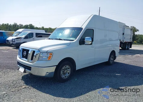 2014 Nissan Nv Cargo Nv2500 Hd Sv V8 z USA, uszkodzony, nr VIN 1N6AF0LY1EN104749